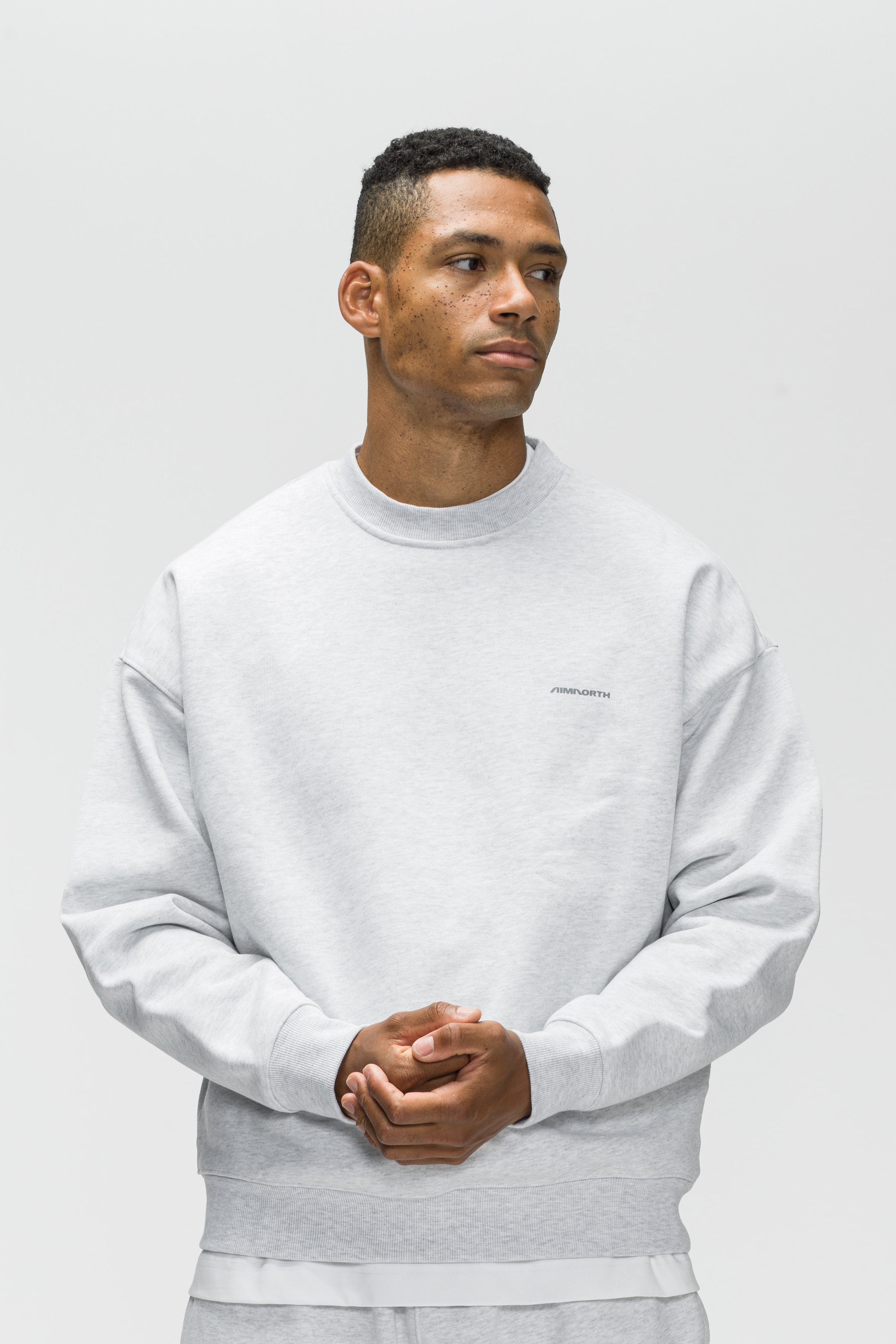 HEAVYWEIGHT GREY SWEATSHIRT